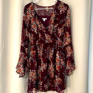 Size large dark purple dress